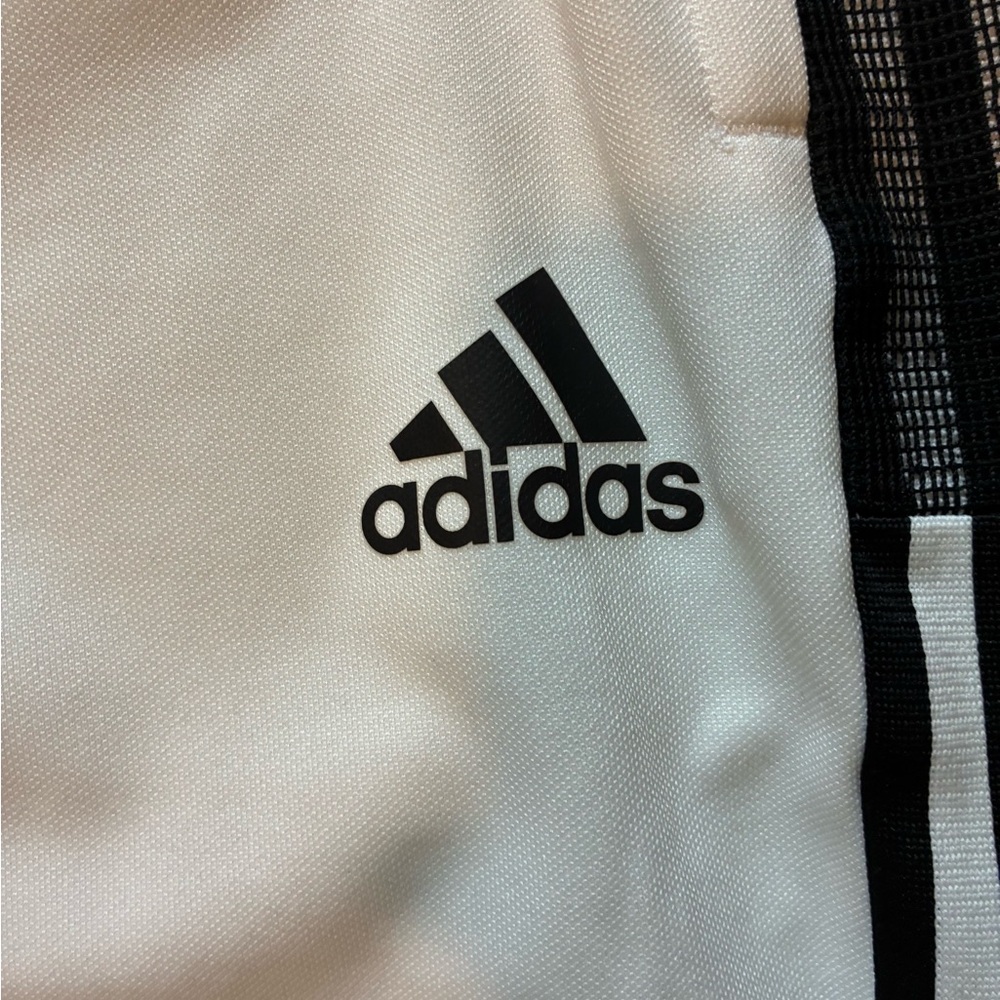 Adidas Men's White and Black Joggers - Picture 2 of 4